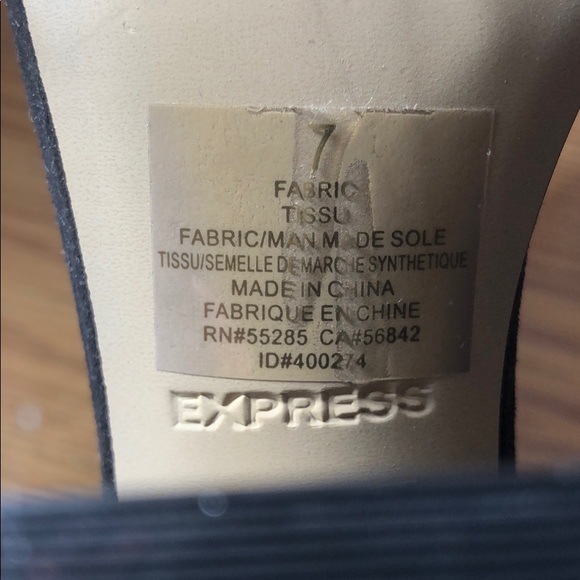 Size 7 Express Heels - Picture 3 of 3